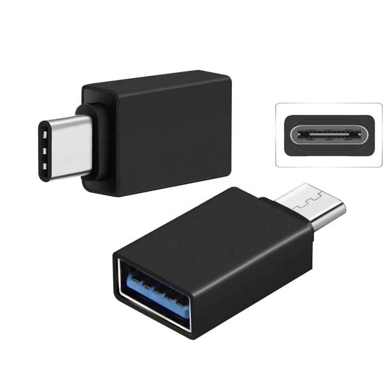 

3.1 Type C Male to A USB 3.0 Female OTG Adapter Converter, Black