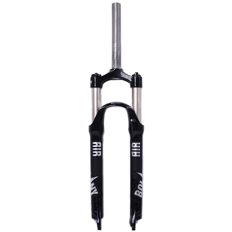 

BOLANY Suspension Fork MTB Dual Crown Air/mechanical 26'' 27.5'' 29'' Bicycle Forks 1-1/8'' 100mm Travel Preload Adjust QR Fork, Silver black