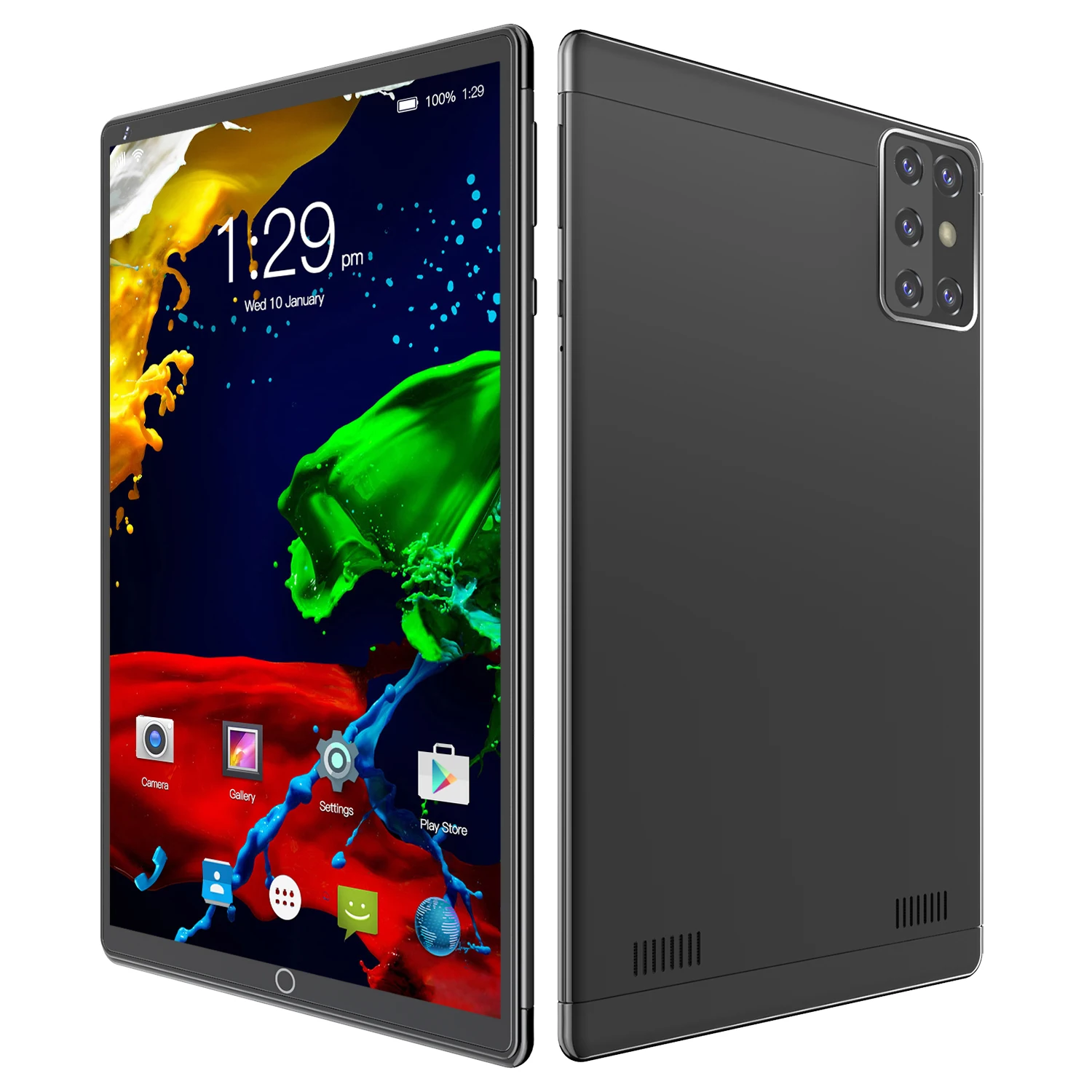 

Manufacture Study Educational Kids Android 8 Inches WiFi Tablet PC, Blue/black/rose gold