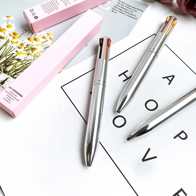 

Custom Logo 4 In 1 Concealer Highlighter Eyebrow Pencil