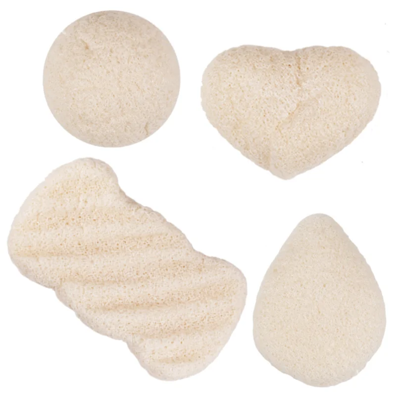 

Best Quality Wholesale Natural Organic Thin New Walnut Face Facial Body Bath Konjac Sponge, Customized color