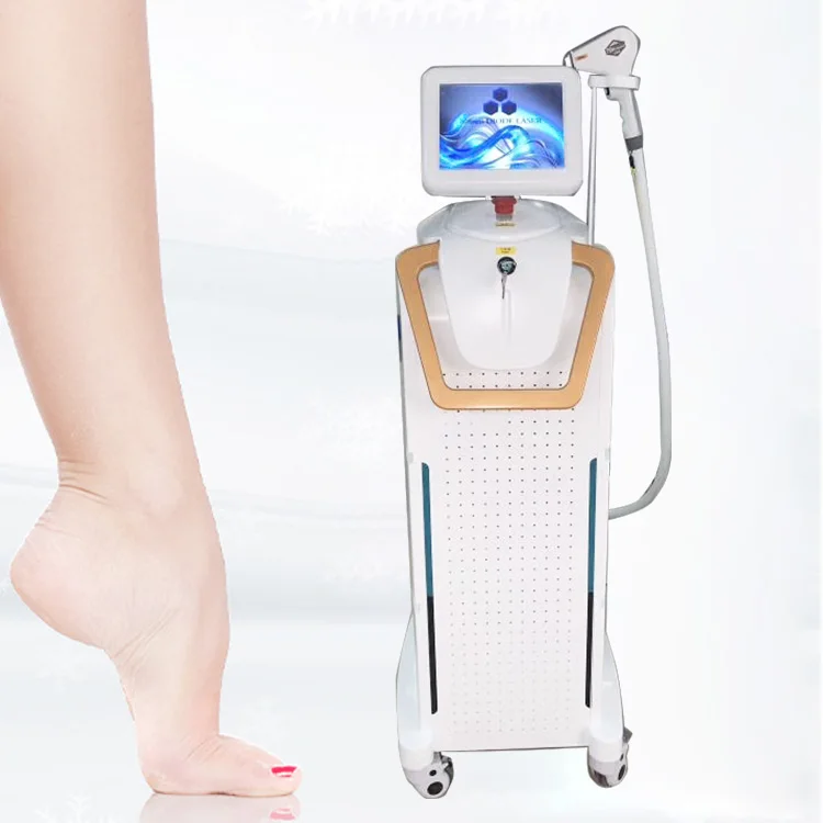 

OEM Customized Service 755nm 808nm 1064nm High Power 808nm Painless Diode Laser Hair Removal, White