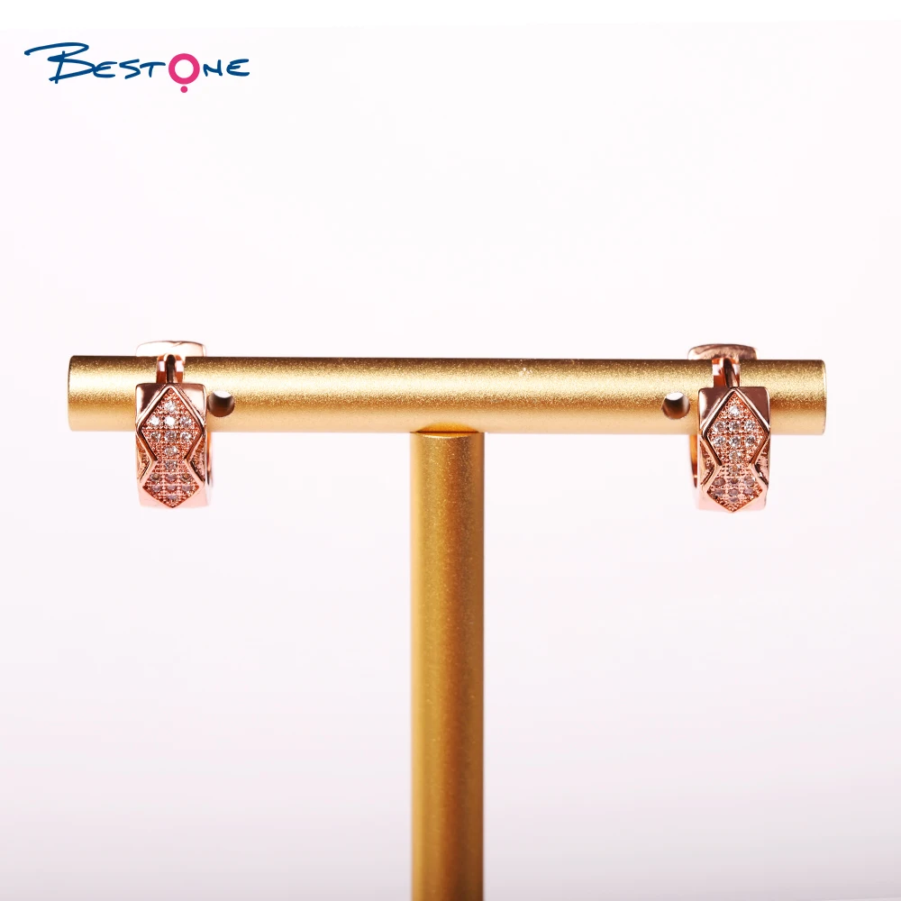

Luxury Fashion Crystal Zircon Diamond Gold Plated Butterfly Stud Earring Set Hoop Earing Jewelry Women