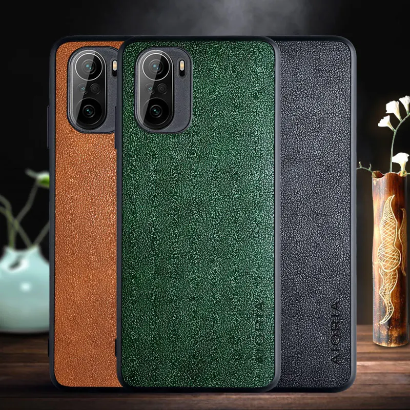

Leather Phone Case Cover For Xiaomi POCO F3 X3 PRO Wholesale Retail High Quality