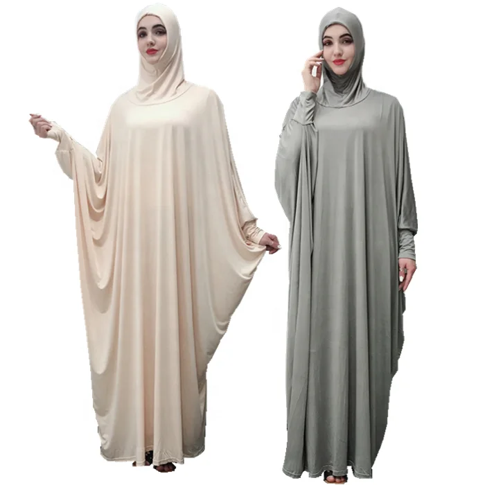 

2019 hot selling women overhead jilbab prayer abaya islamic clothing muslim women dress, 10 colors as pictures