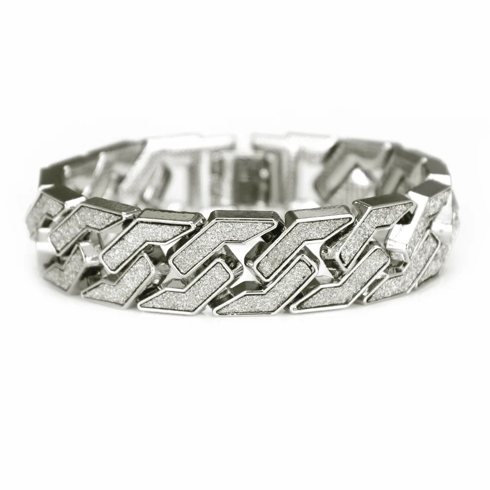 

High quality hip hop chain bracelet gold bracelet men gold bracelet designs good price