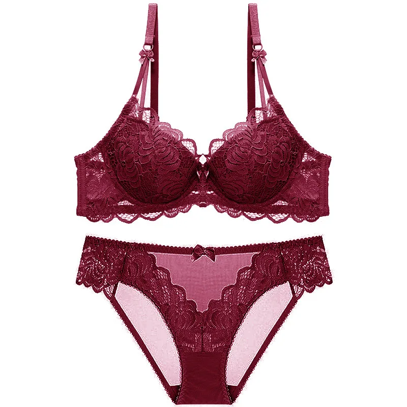 

Ultrathin Underwear Plus Size C D Cup Women strapless bra plus size set