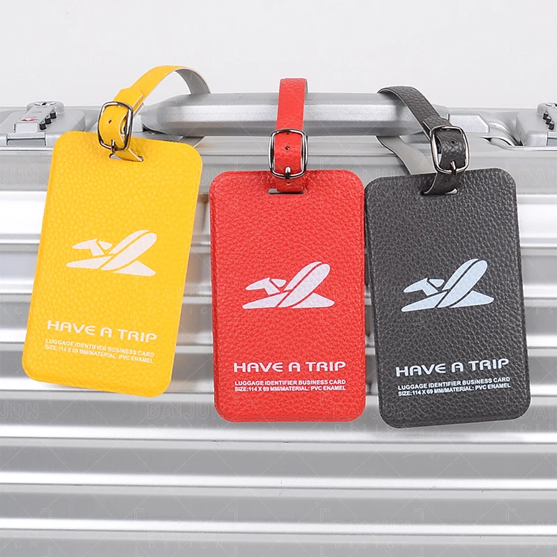 

Amazon Top Seller 2019 Travel Safe Customized Personalized Luggage Identifier Tag Leather