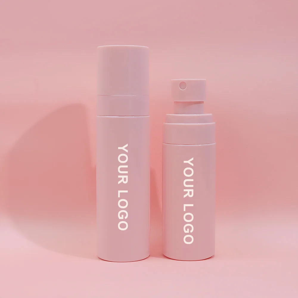 

Private Label Organic Vegan Oil Control Waterproof Long Lasting Makeup Fix Spray Custom Logo Pink Matte Setting Spray