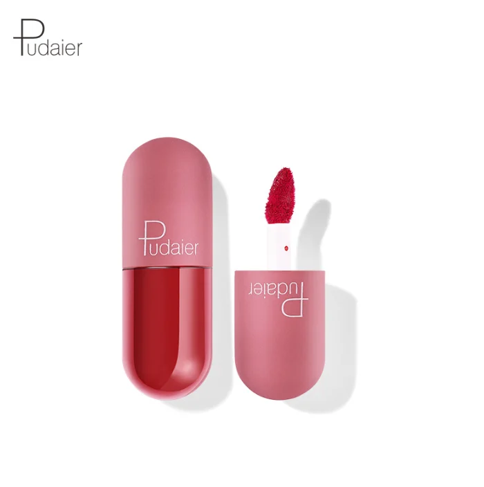 

Mini waterproof Long Lasting custom vegan 2022 new private label high quality mini capsule lip gloss lipstick, 18 colors