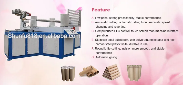 Automatic 2 Heads Convolute Paper Tube Core Cutter Machine Equipment 