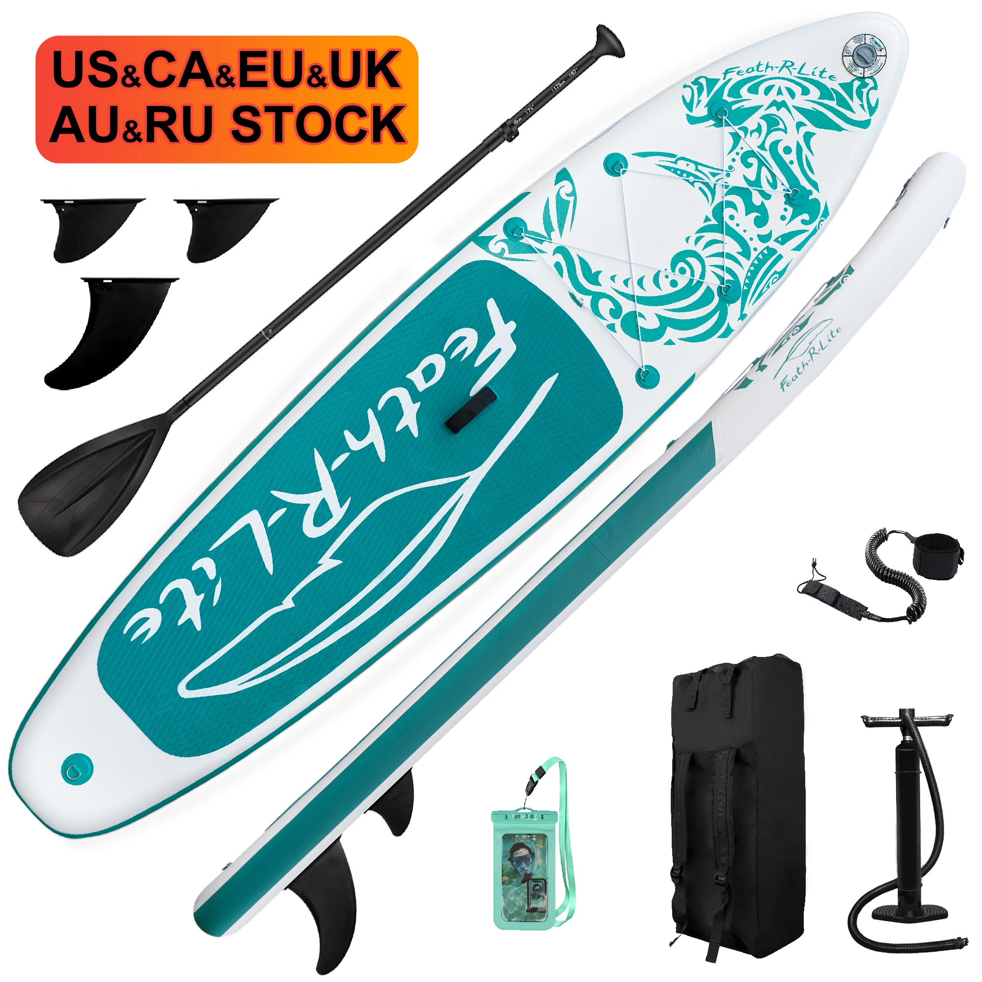 

FUNWATER Dropshipping OEM 10'6" isup paddle board stand up paddle board inflatable watersports tabla de surf waterplay surfing