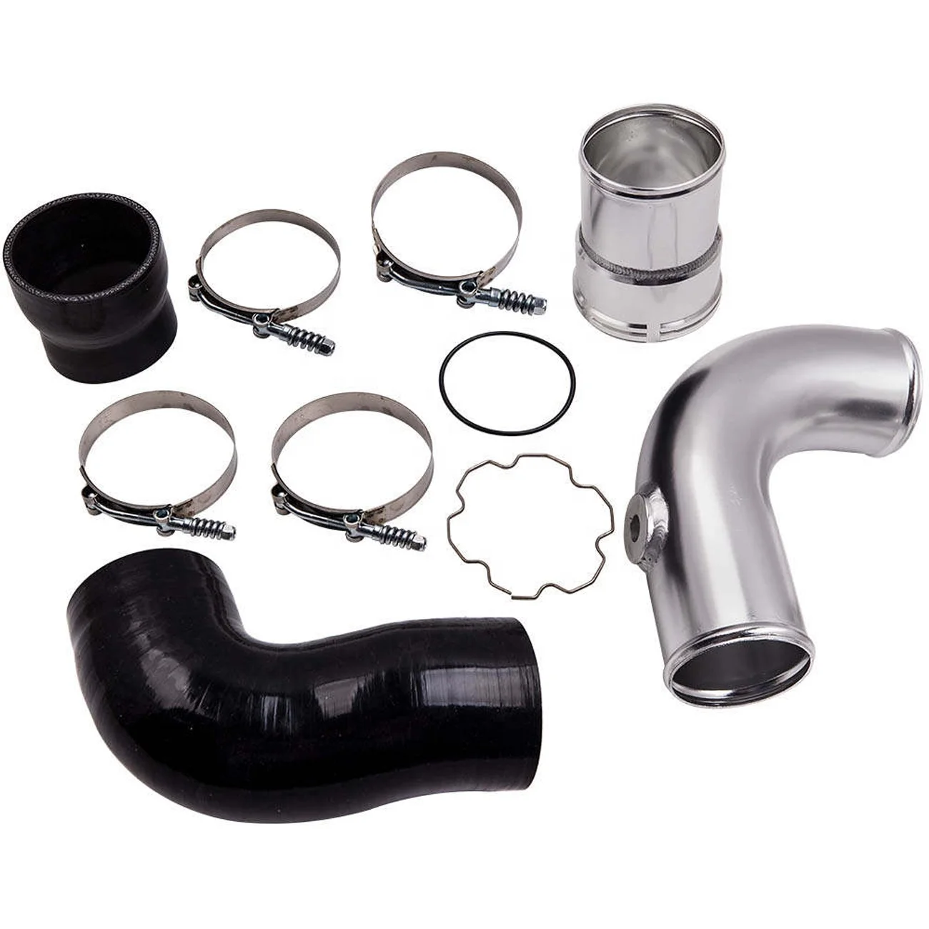 

Polished Cold Side Intercooler Pipe Upgrade Kit 2011-2016 Ford 6.7L Powerstroke Diesel 6.7