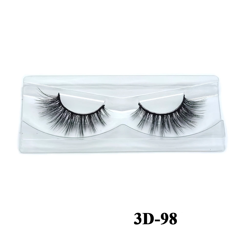 

Hot selling 25mm 3D Mink Eyelashes and Boxes, Black color