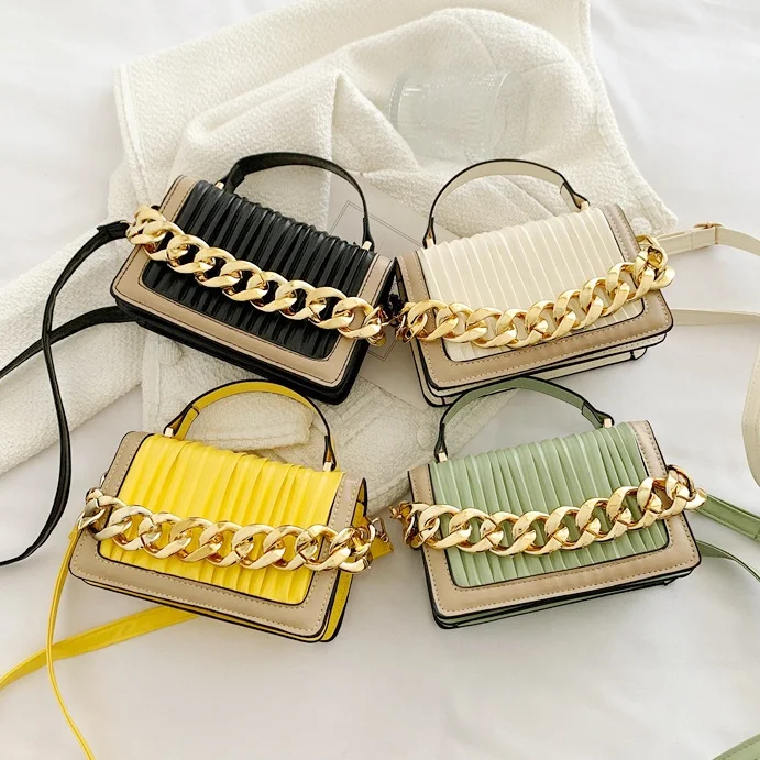 

New 2022 Chain Shoulder Bags Small Crossbody Purses and Handbags Luxury Women Fashion Designer Ladies Purses, Colorful