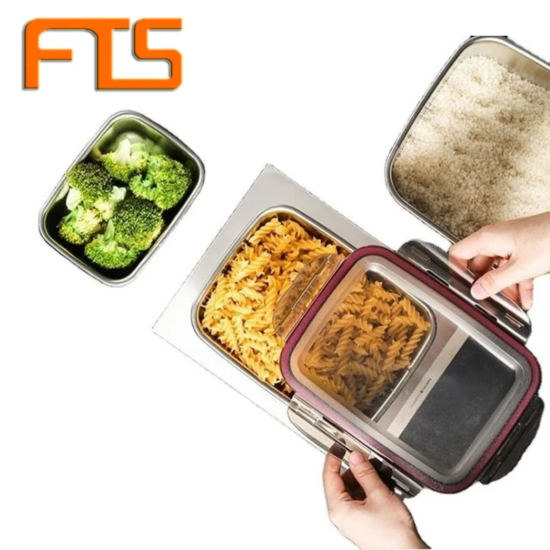

FTS New Arrival Edelstahl Brotdose Food 304 Lunchbox Korean Bento Container Lunch Box Stainless Steel
