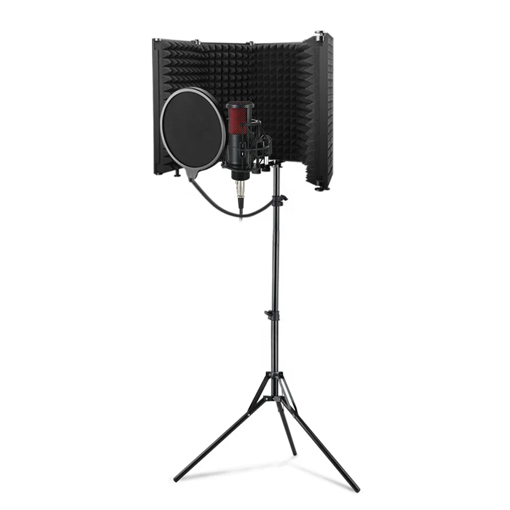 

Best selling wholesale cheap windscreen large microphone windscreen manufacturer condenser mic, Black