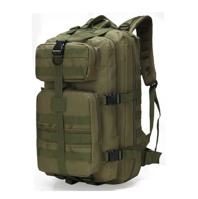 

Outdoor Hiking Bag Camping Hunting Military Tactical Assault Molle Pack Sling 35L Army Rucksack Bag, Black, green, tan or camo or custom