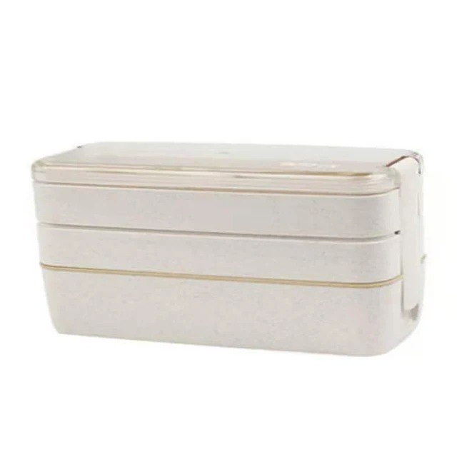 

Eco Friendly Wheat And Straw Rectangular Flat Lid Leakproof Container Plastic Bento Lunch Box Biodegradable Kids Bento Lunch Box