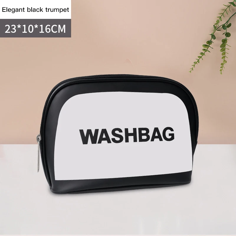 

Large capacity pvc transparent waterproof makeup pouch travel cosmetic bags