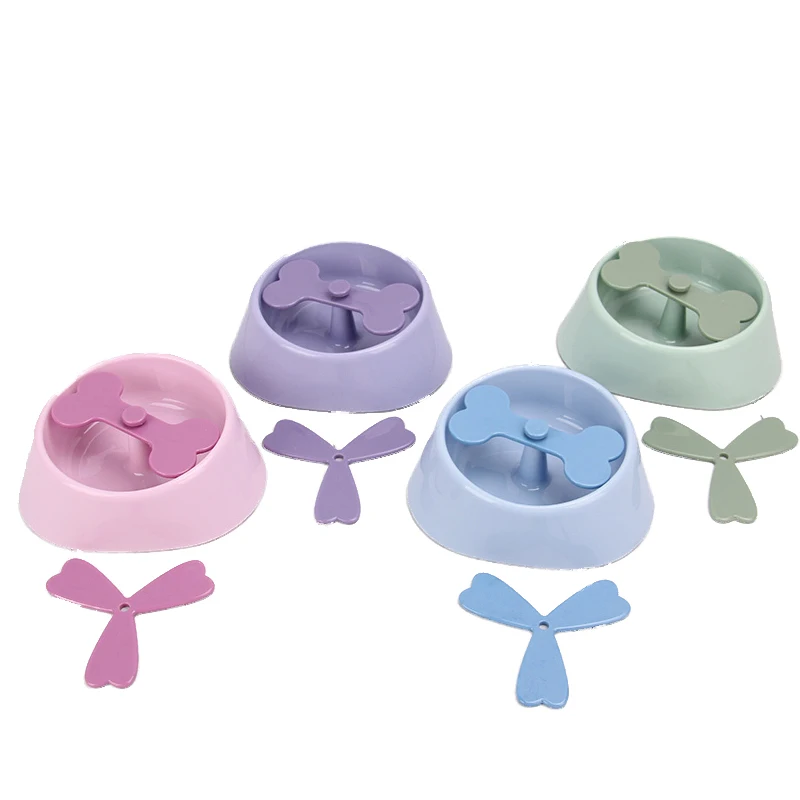 

Hot Sale Dual Purpose Food Water Easy Clean Silicone Pet Dog Cat Feeder Pet Bowls, Pink/purple/blue/green