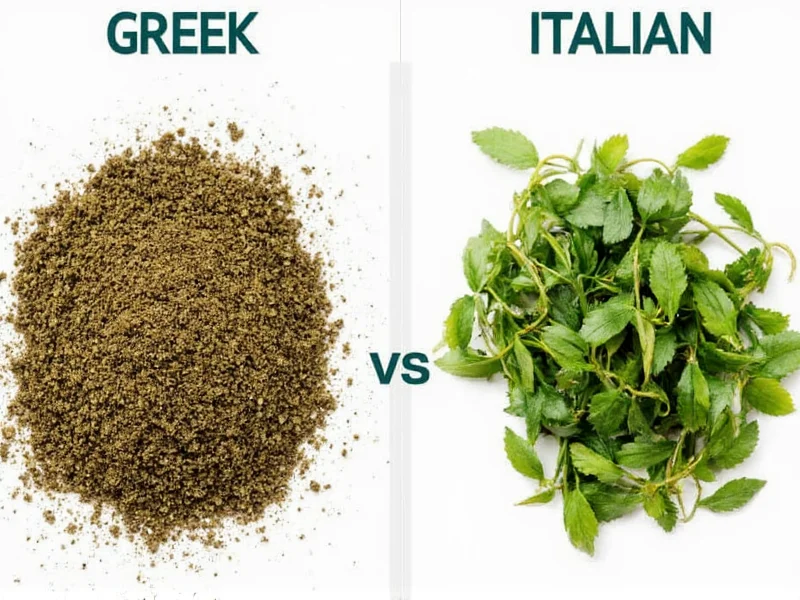Greek Oregano vs Italian: Key Differences Explained