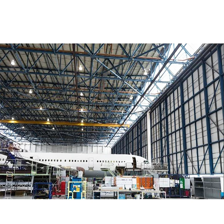 High Quality Steel Structure Airplane Hangar Shed Space Frame Aircraft