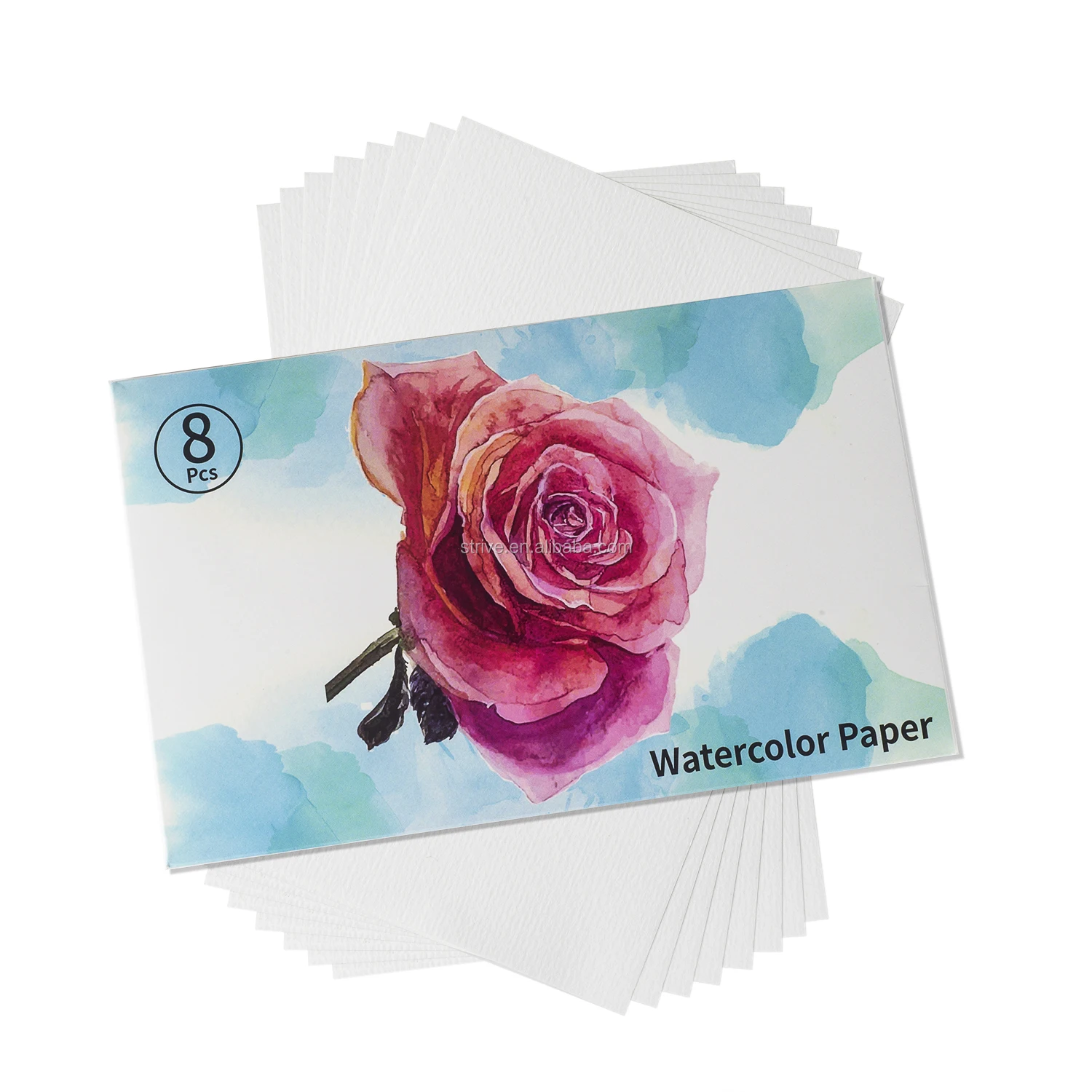 90 Colors Watercolor Paint Set With 8 Pcs Watercolor Paper And 3 Water