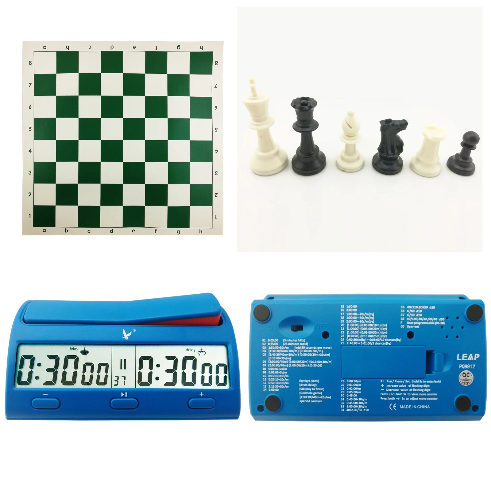 

Cheap high quality desk chess timer clock, Blue