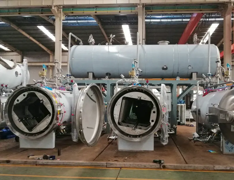 
DN1400mm rotary autoclave for can beans 