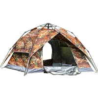 

2-3 Person Automatic Camping Outdoor Portable Hiking Glamping Trekking Waterproof Camouflage Tent Sale 4 Season