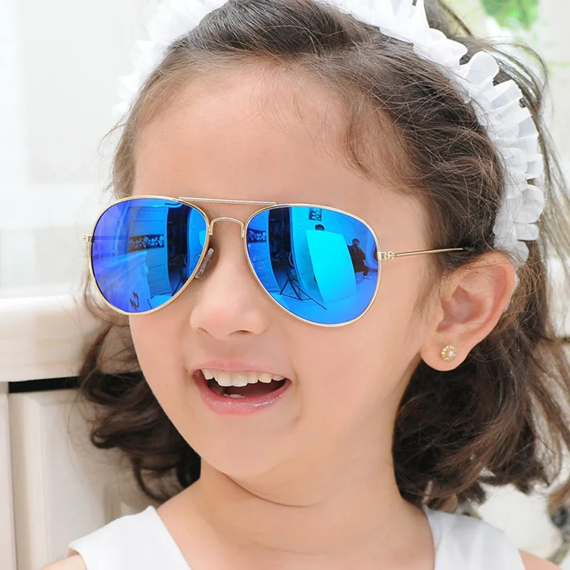 

Metal Kids Polarized Sunglasses With Strap Glasses Shades for Boys Girls Baby and Children Age 3-10