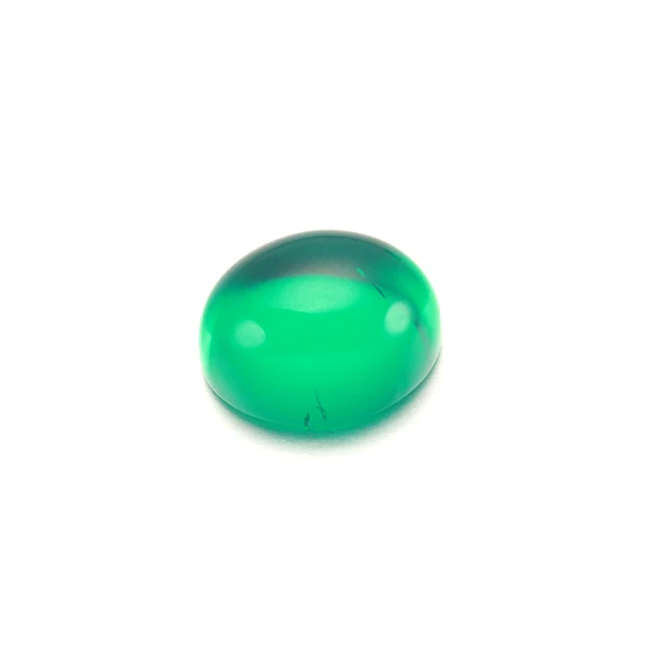 

price per carat flat bottom cabochon synthetic Gemstone 9*7 oval from colombia emerald loose, Green