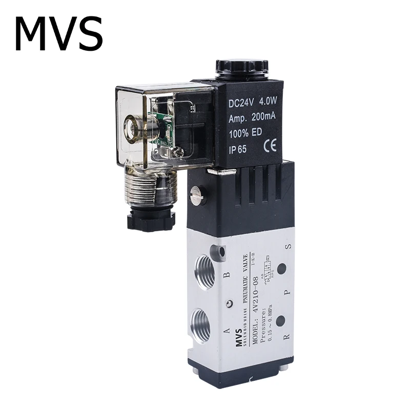 

Pneumatic valve solenoids And 3 Way magnetic valve Or electromagnetic solenoid valve 4V210-08 DC24V