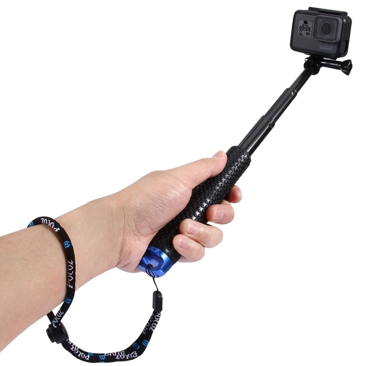 

PULUZ Hot Go Pro Accessories 19-49 CM Selfie Stick Extendable Handheld Monopod Pole for DJI Action Camera
