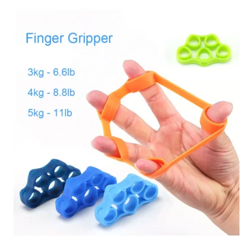 

Hand Gripper Silicone Finger Expander Exercise Hand Grip Wrist Strength Trainer Finger Exerciser Resistance Bands Fitness, Customized color