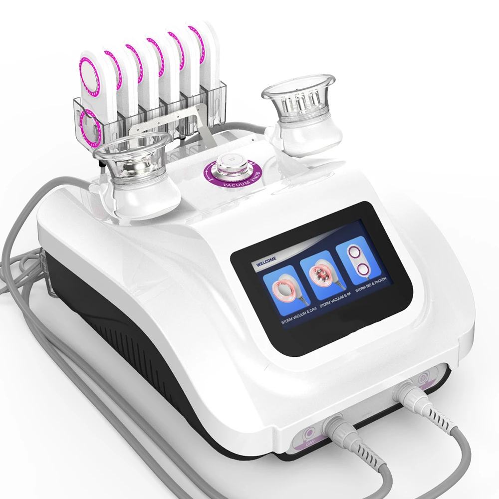 

New Product CaVstorm 40K Ultrasonic Storm Vacuum RF Cavitation 3.0 Microcurrent Body Shaper Machine
