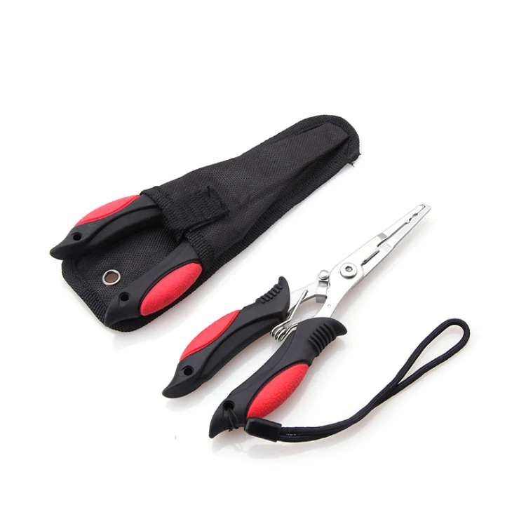 

WEIHE  96g Portable multifunction curved stainless steel scissors fishing pliers, 5 colors