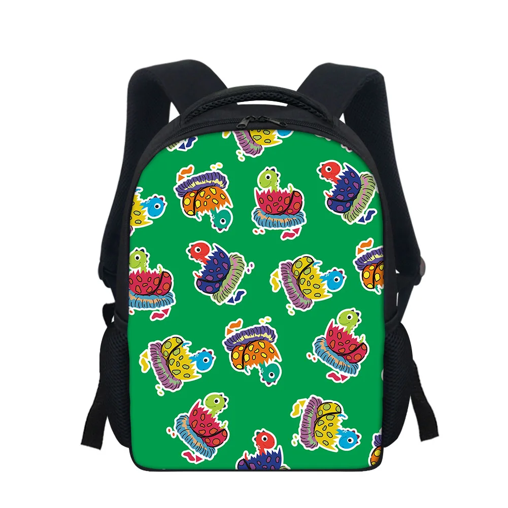 

Cartoon Dinosaur Toddler Kids Backpack School Bag for Boys Kindergarten Preschool Nursery 12 inch Elementary Children Bookbags, Customized color