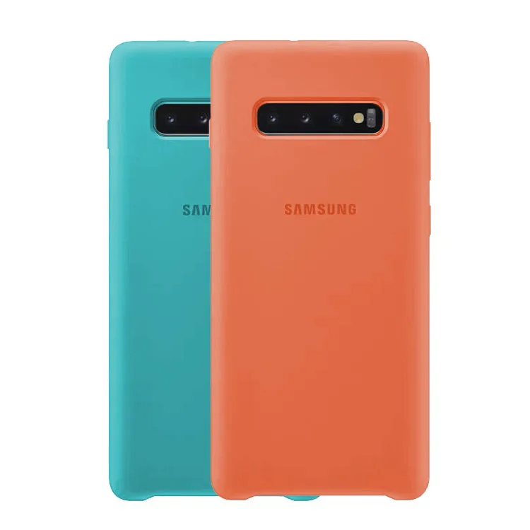 

Wholesale Best Price Phone Case, for Samsung Galaxy S10e S10 S10plus Silicone Case Original Shockproof Back Cover, Black/blue/green/white/orange/navy blue