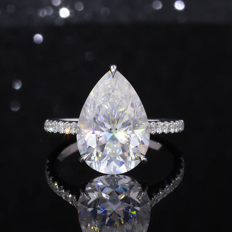 

Pigeon Ring 14k Yellow Gold Rings Luxury Style With Moissanite Jewelry For Women