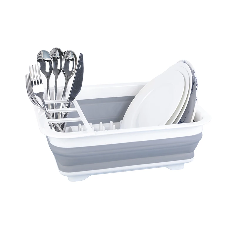 

Multifunctional Foldable Drainage Dish Rack Kitchen Multifunctional Shelf Tableware Drainage Dish Rack