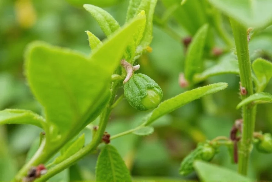 Pequin plant in garden