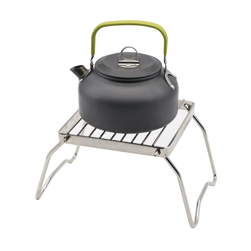 

Ultralight Folding Camping Grill Portable Folding Charcoal BBQ Grill for 1-3 Person Stainless Steel Picnic Barbecue Stove Rack