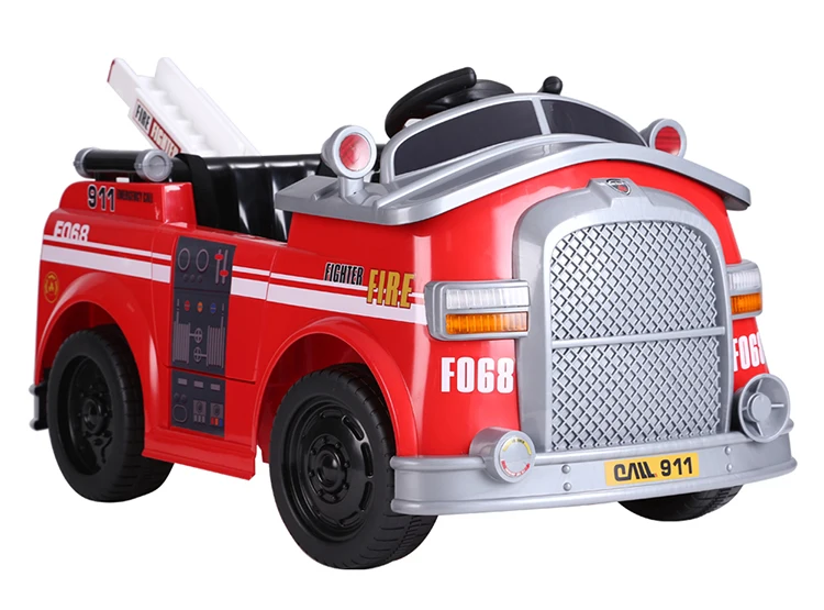 Fire Fighting Truck Electr Kid Car Ride On Toys Car For Child To Drive ...