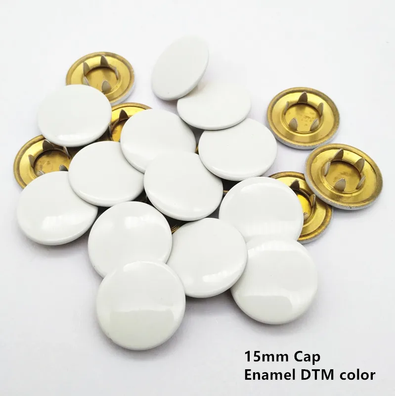 15mm Cap Prong Snap Button With 333 Under Parts In Enamel Dtm Color