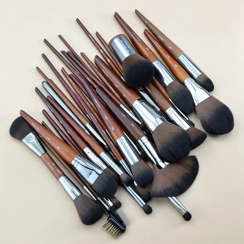 

High quality Professional Invidually Makeup Brush for Eyeshadow Powder Foundation Blush OEM ODM 38pcs Makeup Brushes, Customized color