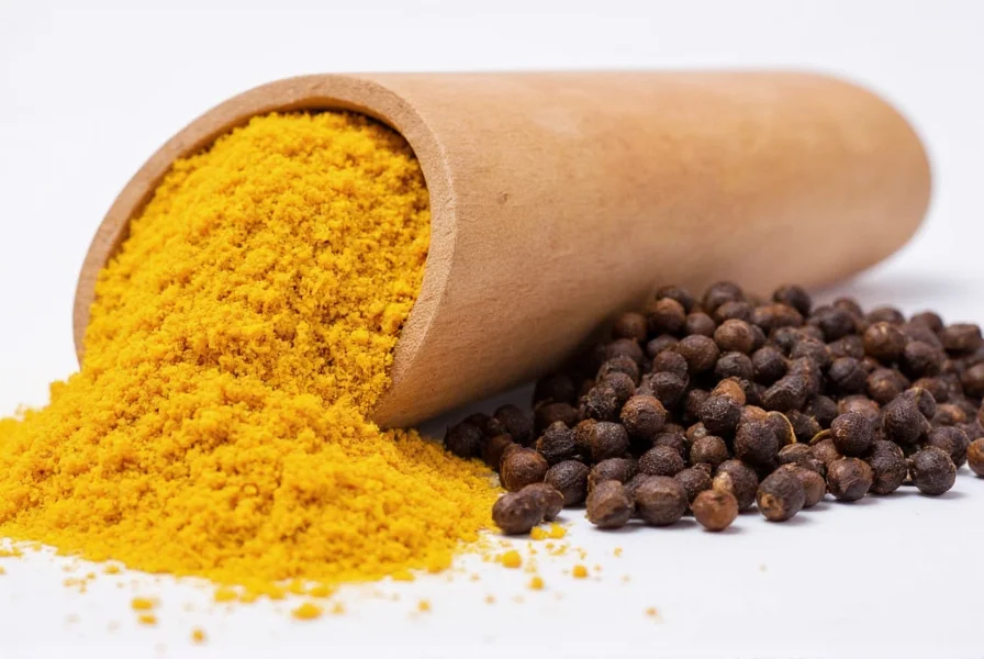 Golden milk recipe showing turmeric, black pepper, and coconut milk simmering in a pot