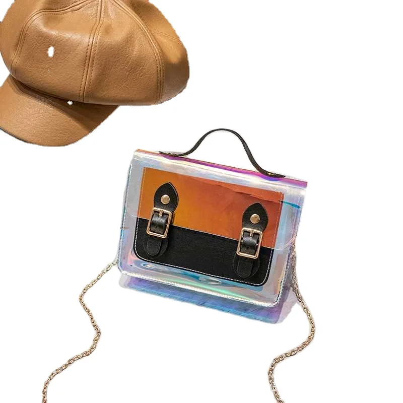 

persona shoulder jelly beach bag mini rainbow jelly bags rivets