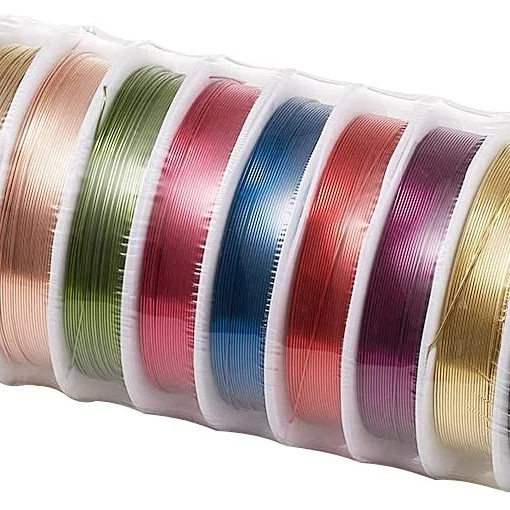 

colorfast copper Wire 20 Gauge Craft Jewelry Making Supplies Copper Beading wrapping wire for Jewelry Making